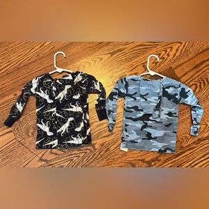 Two Pair LS PJ Bundle - Baby Gap and Old Navy - Size 18-24